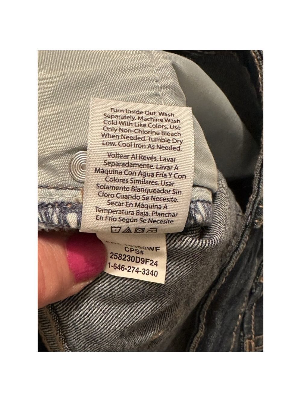 Wonder Nation Destructed Dark Blue Denim Skirt GIRLS Size XXL 18 NEW NWT Zipper - Picture 5 of 12